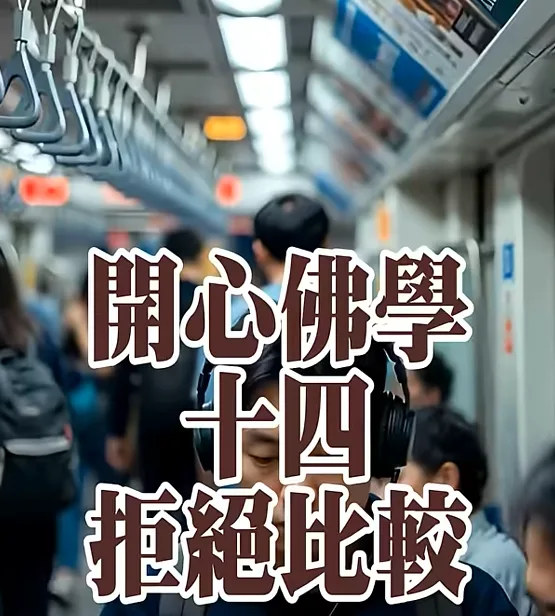 開心佛學｜拒絕比較