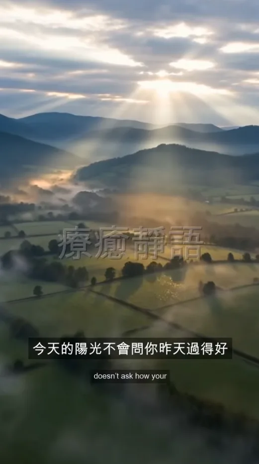 療癒靜語｜今天的陽光