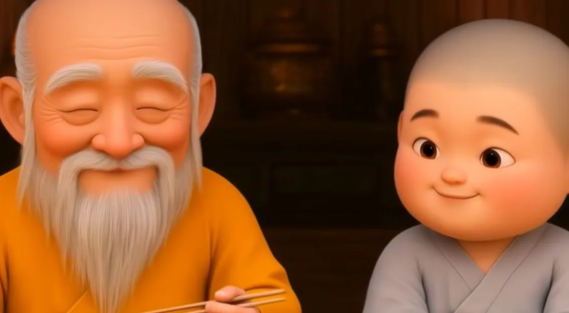 Mingxin the Little Monk｜Half a Bowl of Rice